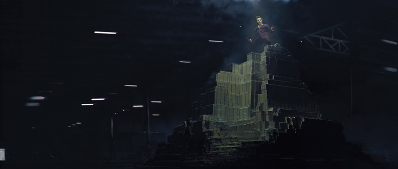 Illustration for article titled Never-seen Dark Knight concept art reveals the terrifying origins of the Joker's Clown Gang